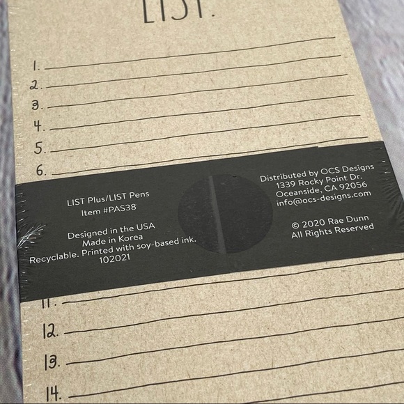 RAE DUNN- Notepads- Set of 4 - NEW IN PKG.💥FINAL PRICE DROP💥 - Picture 5 of 6